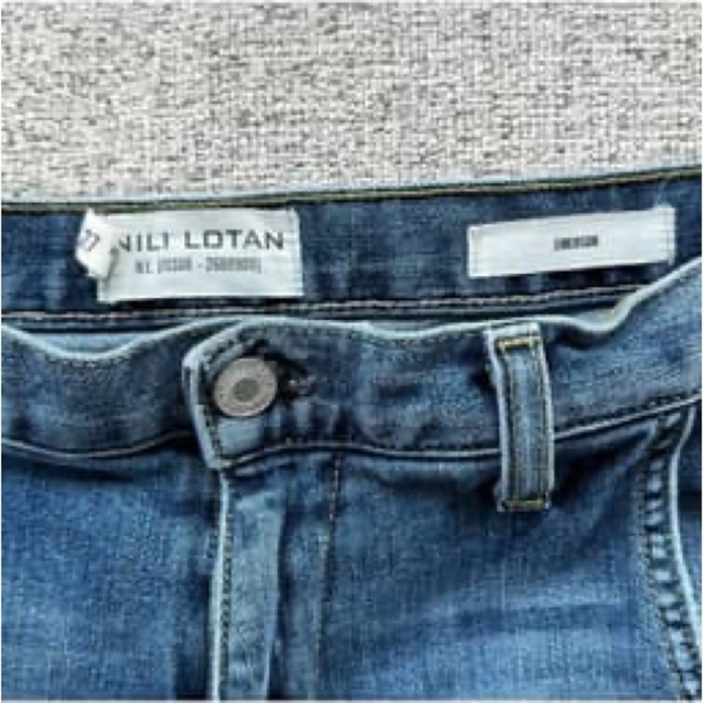 Nili Lotan Blue Boyfriend Jeans - Picture 5 of 7